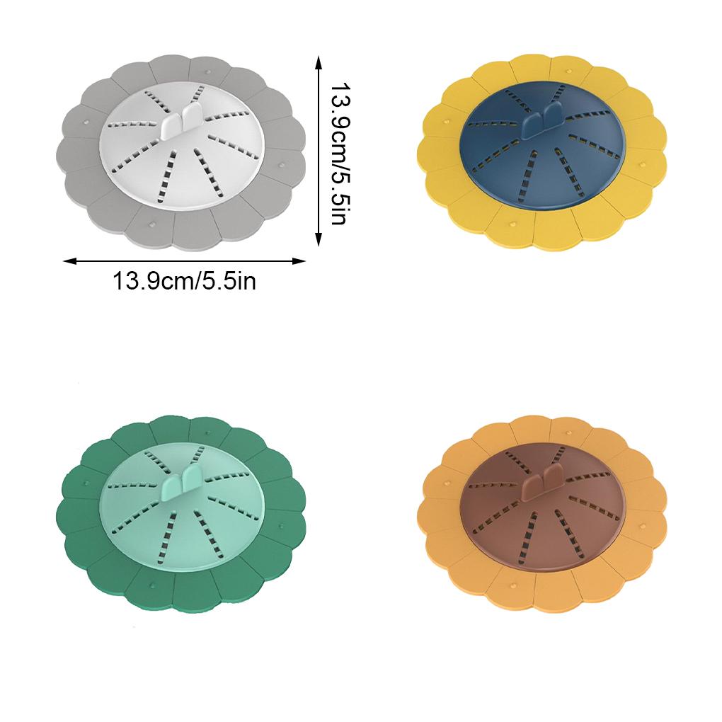 Floor Drain Cover Portable Removable Deodorizing Colorful Sink Bathroom Strainer Replacing Hair Filter Accessories