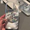 New IMD Cyclone Phone Case Swirl Protective Cover Can Be Magnetic for Apple 14 Phone Case Transparent Painting
