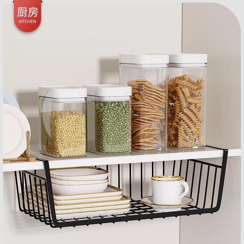 Multi-functional Hanging Storage Rack: Perfect for Dorms, Wardrobes, Kitchens.