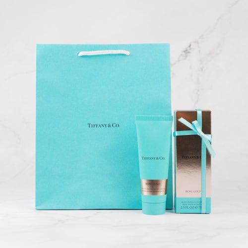 [Gift Wrapping Included] Limited Edition Tiffany Blue Rose Gold Hand Cream, 2.5 Oz (Approx. 75 Ml), Original