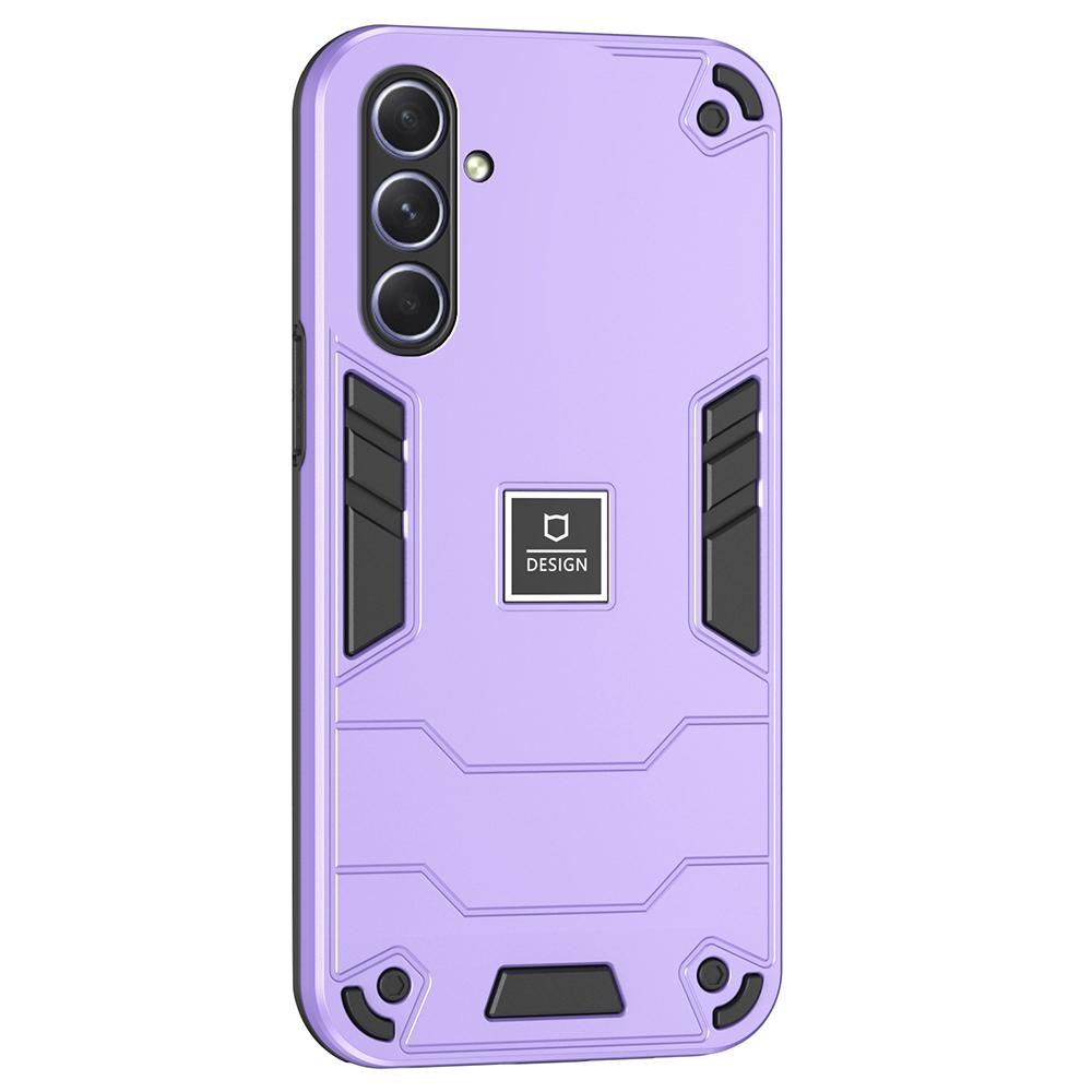 

For Samsung Galaxy A55 5G Case PC+TPU Drop-Proof Protective Phone Cover Purple
