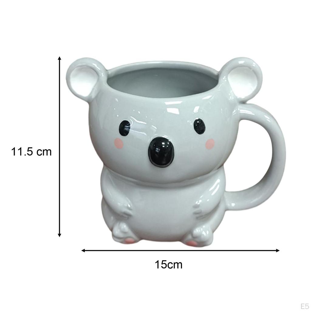 Ceramic Coffee Mug Adorable Tea Cup Novelty Milk Juice Morning Animal Porcelain