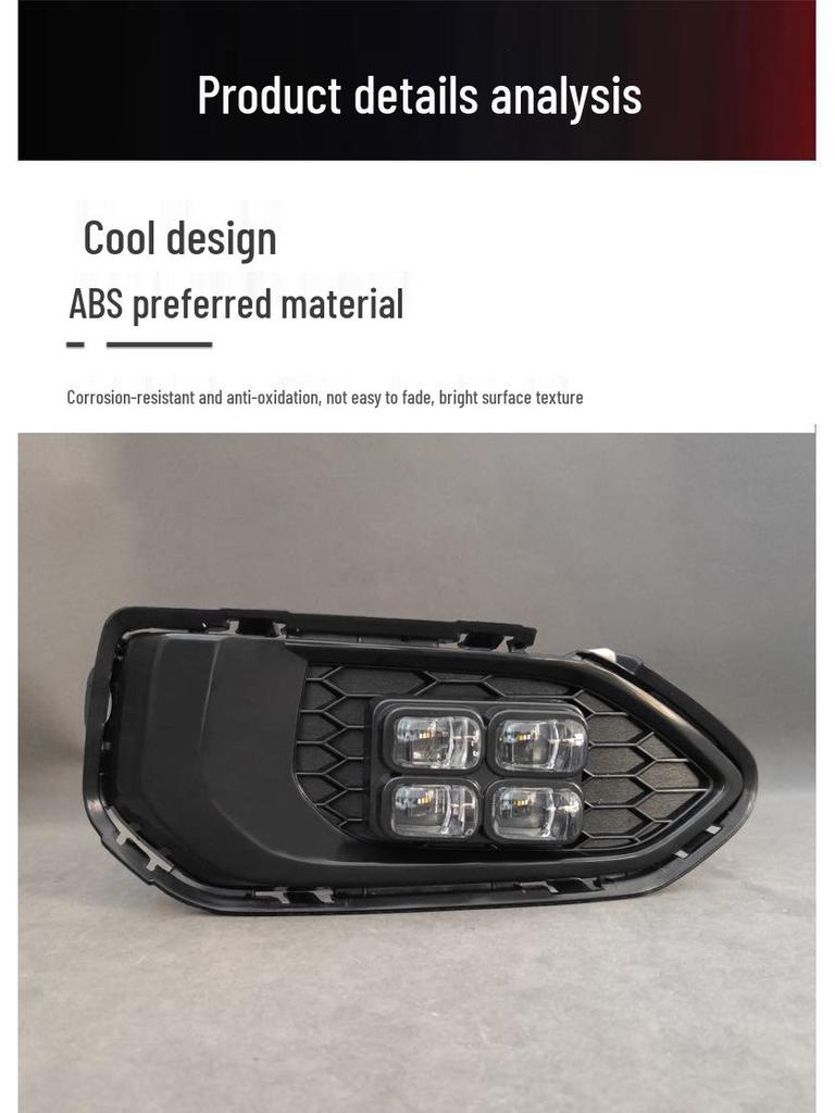 LED Fog Light Bezels for 18-20 Honda Fit GK5 - Daytime Running & Decorative Lights