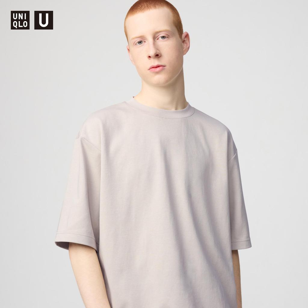 2 X Uniqlo Japan Air Rhythm Cotton Oversized Tee  5 Minute Sleeves 