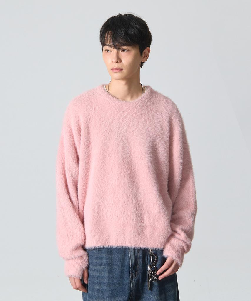 Dimiteulibeullaeg Essential Hairy Round Knit_Pink