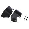 1 Pair Left & Right Side Wind Deflectors Scratch Resistant for BMW R1200GS (Black)