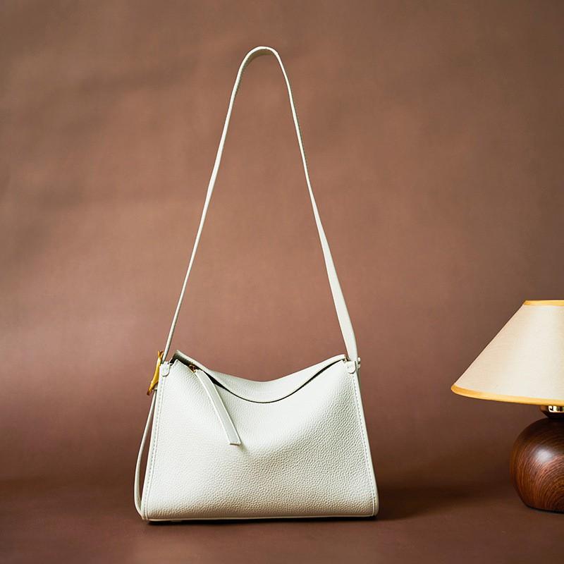 Fashion TOGO Top Layer Cowhide Small Square Bag Genuine Leather Women's Trendy Versatile Single Shoulder Crossbody