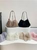 Autumn/Winter Plush Underarm Crossbody Bag: Stylish, Unique Shoulder Bag with Niche Texture