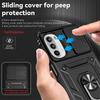 For Motorola G52 G82 Case Shockproof Armor Slide Camera Protect Funda For Moto G52 G82 G 52 82 Magnetic Holder Ring Back Cover