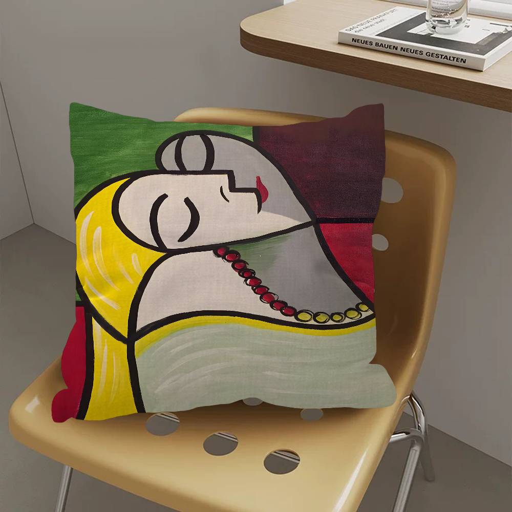 Legend Art Artist P-Pablo Picasso-Mt Maple Design Cushion Cover Happy Autumn Harvest Decor Holiday Decorati Pillow Cover