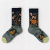 Colorful Cartoon Creative Fashion Vine Graffiti Novelty Men Women Socks Winter Warm Comfortable Cotton Sokken Dropship