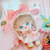 Niannyyhouse 20cm Plush Toy Clothes: Tweed Skirt Suit, Tiara, Jacket, Skirt, Backpack, Cotton Doll Accessories, Dress-Up