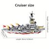 1068PCS Military Combination  Building Kit, All In 1 Cruiser Ocean Ship Building Blocks Set with Warship Gifts for Toys Boys Kid
