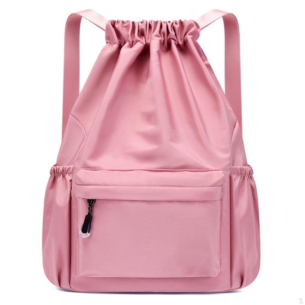 DampDry Compartment Separation Bag Large Capacity Drawstring Backpack Multiple Pockets Nylon Tote