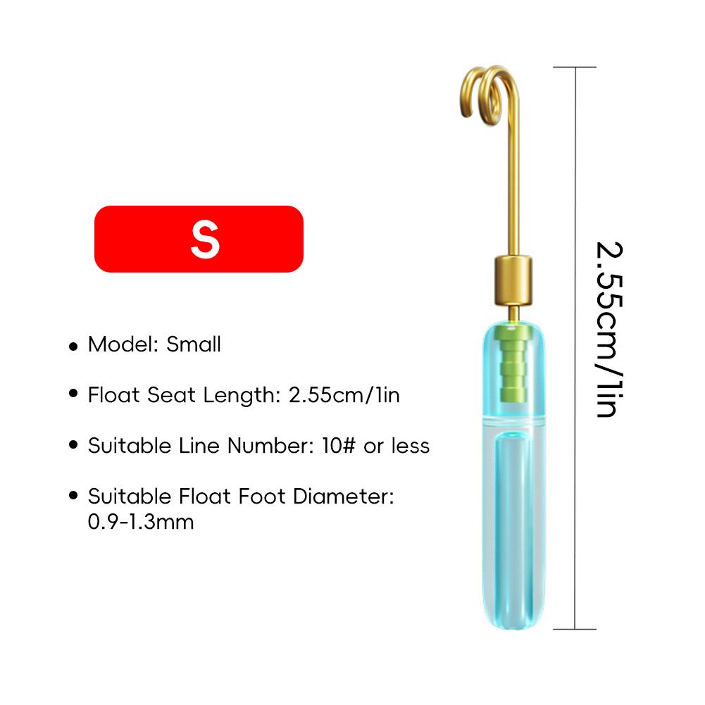 10PCS Detachable Sliding Float Seat Copper Head Quick-Rotating Float Seat Anti-Winding Fishing Group Accessories