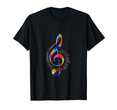Musical Clef and Note Puzzle Autism Puzzle T-Shirt
