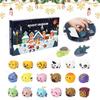 2026 Xmas Countdown Calendar with Pull Back Car Toys Advent Calendar 24 Different Race Cars Calendar Box Christmas Gift For Kids