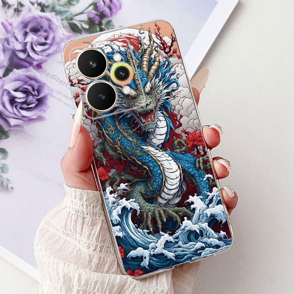 For Realme 15 15Pro Cool Dragon Tiger Painted Phone Case For Realme 15 Pro Realme15 5G Soft Silicone TPU Cases