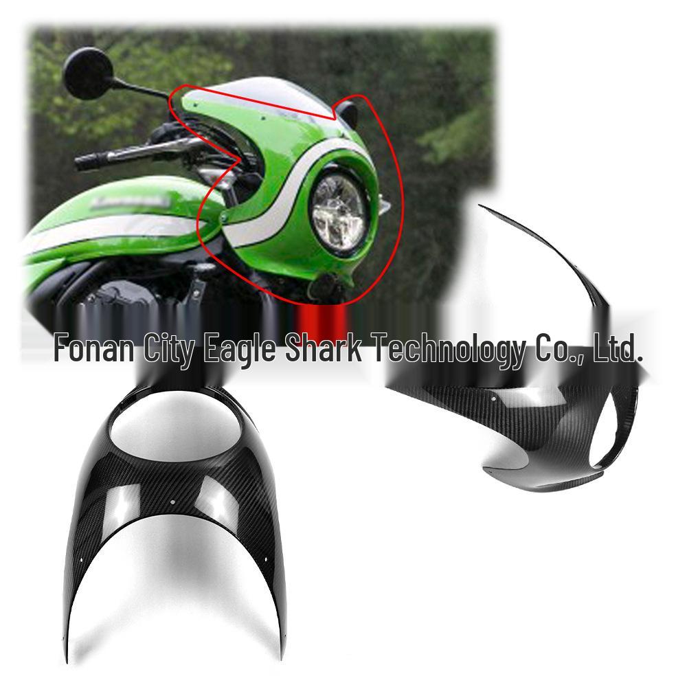 Kawasaki Z900RS Headlight Cover Carbon Fiber Shell Accessories