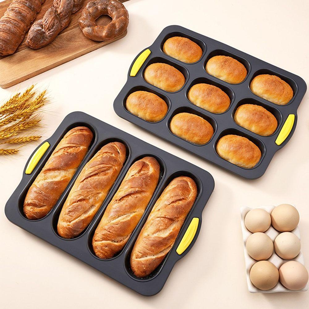 5 Grids Bread Baking Form Silicone Silicone Baking Pan Silicone Cake Mold Kitchen Bakeware