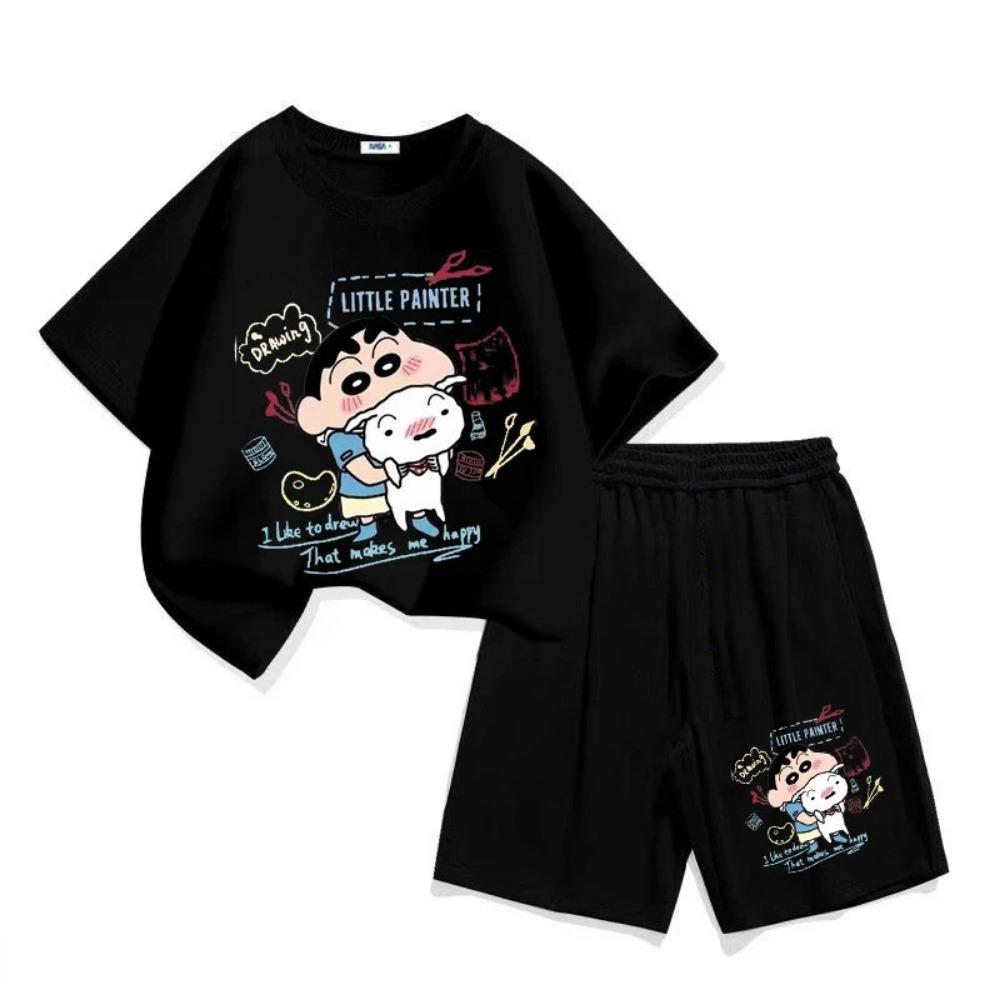 Набор для мальчика, набор для мальчика, повседневный для мальчика, детский мультяшный принт 150