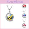 Adorable Pokemon Pokeball Necklace Cute Cartoon Character Jewelry Handmade
