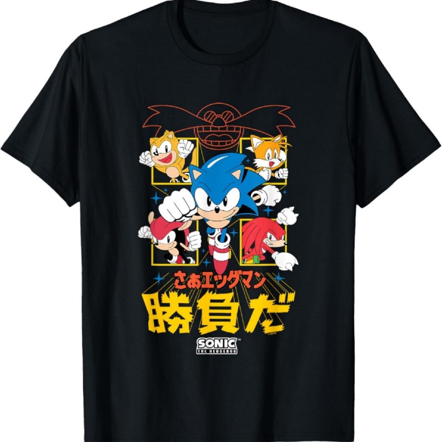 

Sonic The Hedgehog Come On Eggman It s A Match Kanji Vintage T-Shirt XXXXXL різнокольоровий