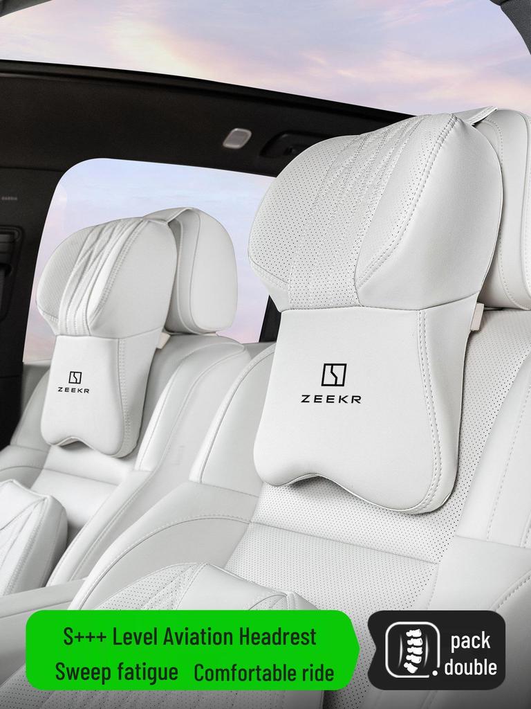 Zeekr 001/009/007 Car Headrest Neck & Lumbar Support Pillow Cushion