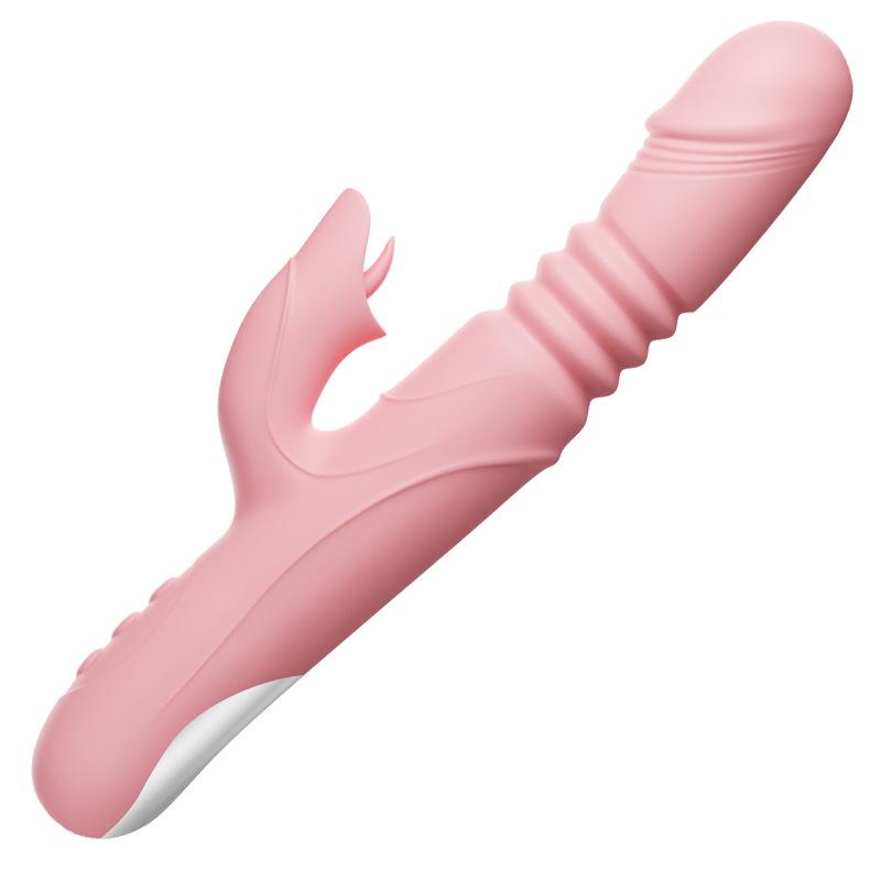 Long Love Women's Automatic Thrusting Vibrator - Telescopic AV Massager Adult Toy