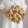 1/3Pc Silk Chrysanthemum Artificial Flower Diy Wedding Home Christmas Room Decoration Bridal Bouquet Table Vase Photography Prop