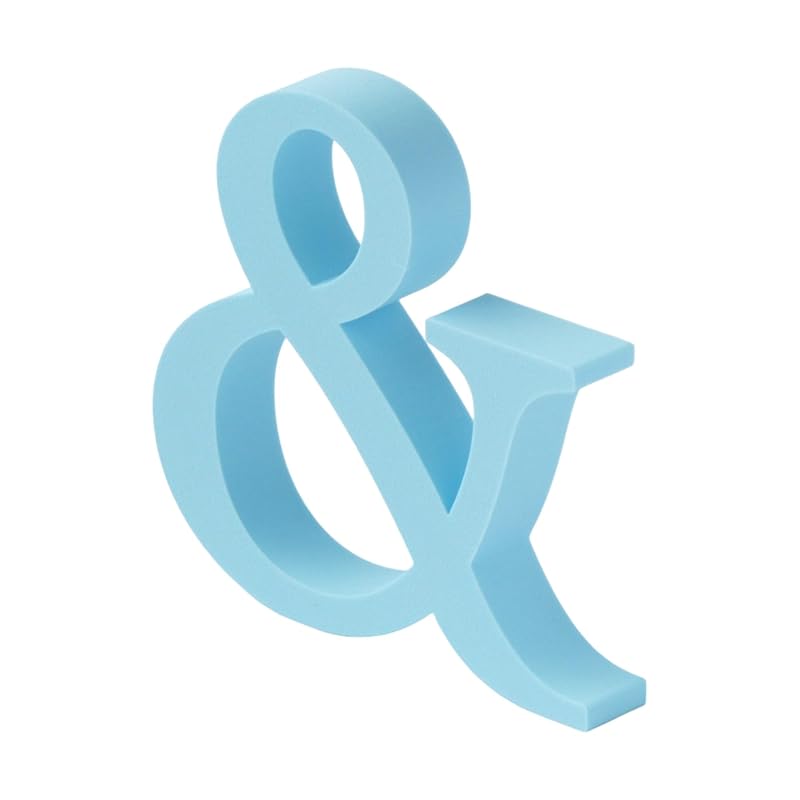 

Generic multicolor alphabet letters mint blue &