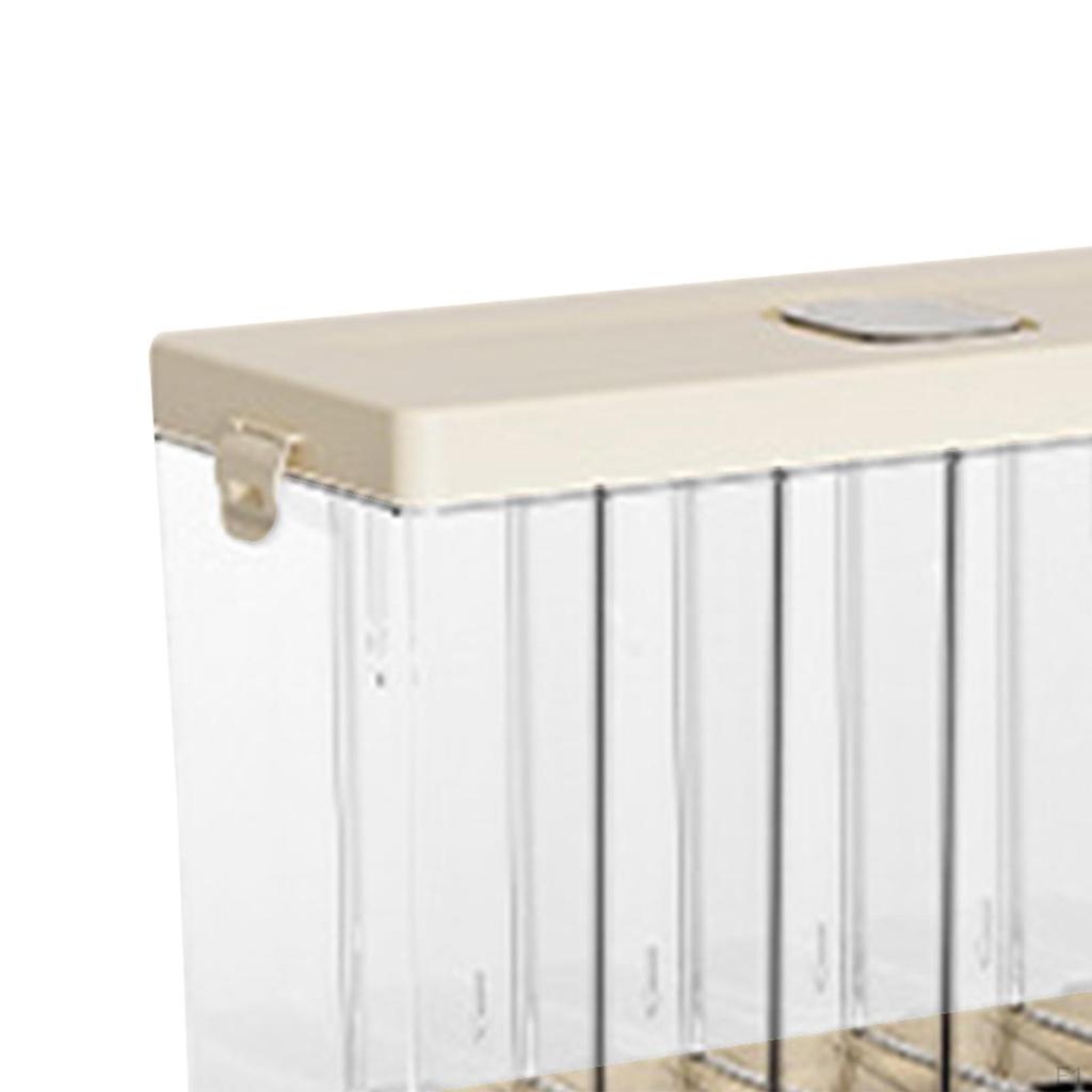 Cereal Dispenser Rice Storage Bucket Divided 10kg Large Multifunctional Dry Food