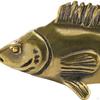 Messing Fisch Kupfer Skulptur Figur Tier Statue Tee Haustier Feng Shui Karpfen Kleines Sammlerstück