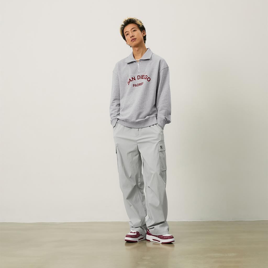 New MLB Cargo Pants Men's Light Gray 3LWPB0143-50GRL