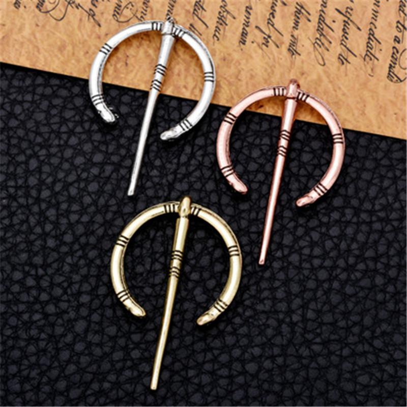 New Fashion Women Hand Forged Medieval Norse Runic Viking Jewelry Vintage Wulflund Belt Buckles Viking Cloak Brooch Cloak Pin