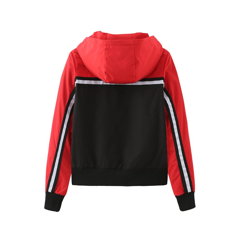 Women’s Jackets Drawstring Hooded Long Sleeve Windcheaters Zip Up Light Weight Trench Coat Windproof Outdoor Hiking Running Sports Outer Wear