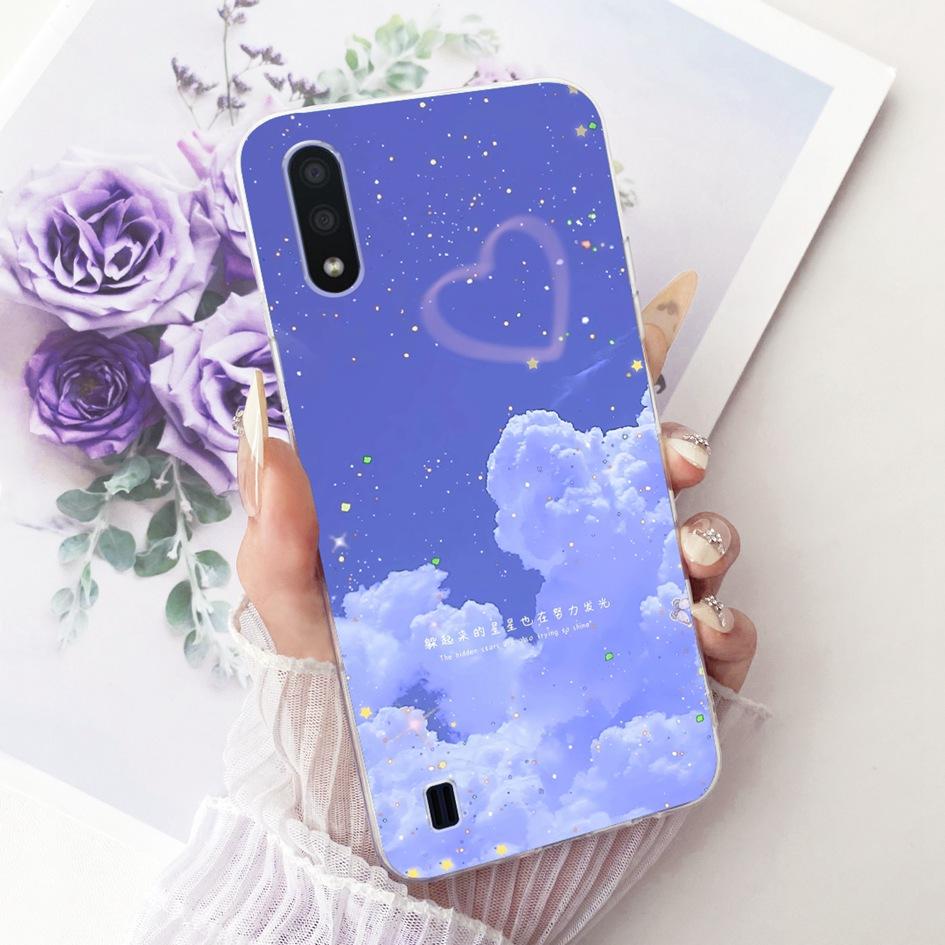 For Cover Smasung Galaxy A01 Case M01 SM-A015F Funda Fashion Dragon Cartoon Soft Slim Silicone Bumper For Samsung A01 Core Coque