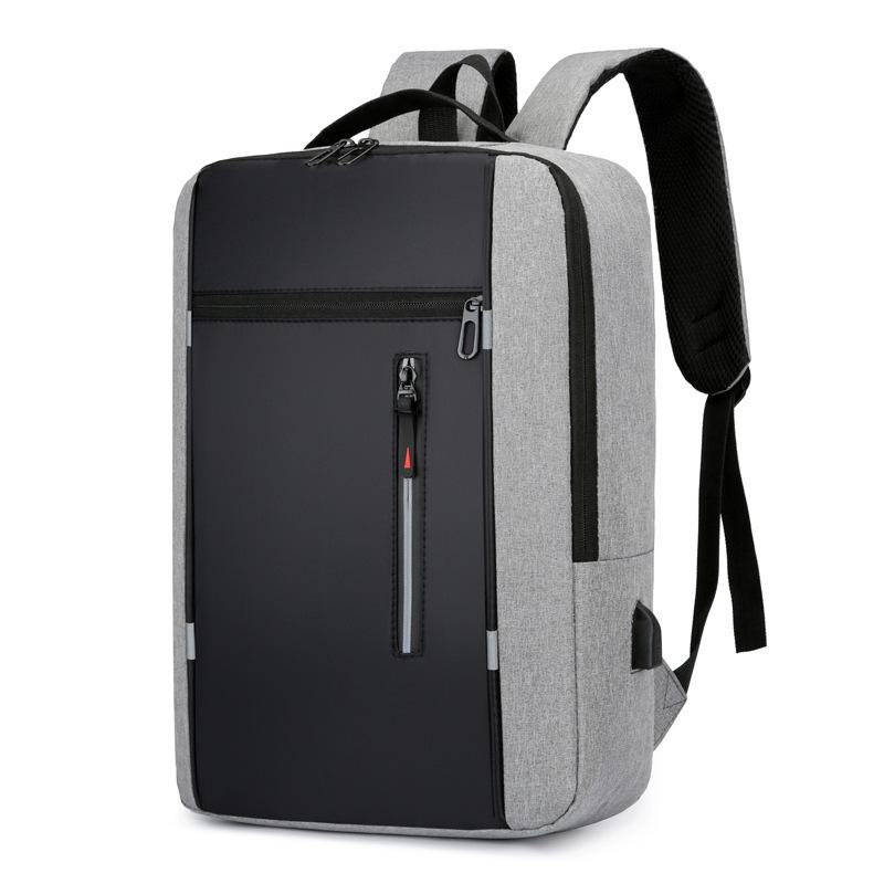 Zaino Impermeabile Oxford per Laptop da Uomo 15,6 Pollici con Ricarica USB Zaino da Viaggio d'Affari Scolastico ad Alta Capacità bolsa feminina