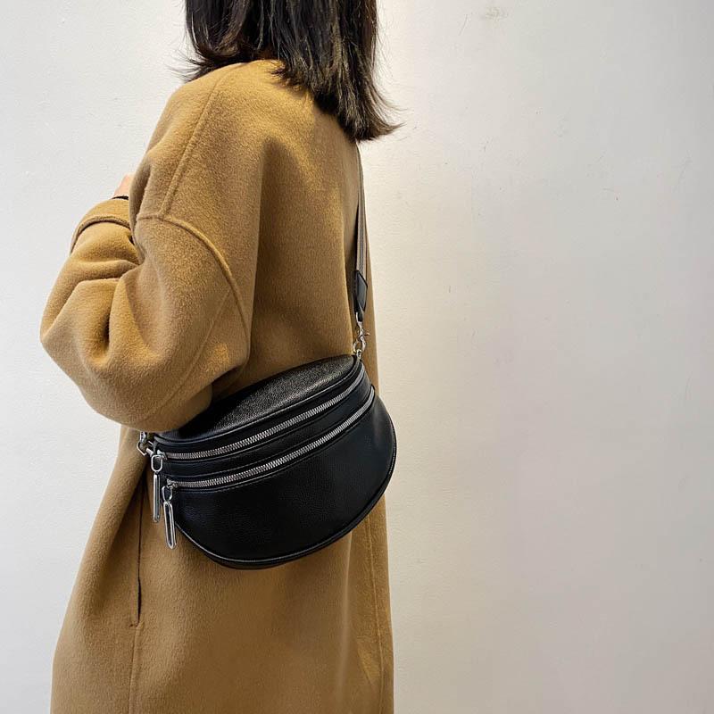 Multifunctional Women's Breast Chest Bag Stylish Crossbody Shoulder Bag Mom and Kid Designer Purse