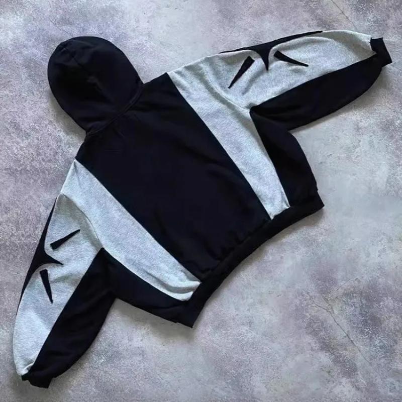 Y2K Retro Harajuku Gothic Street Clothing Men's and Women's Sports Zipper Hoodie Top