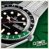 TIMEX Q Schwarz x Grün TW2U60900 Originalprodukt