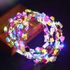 Led Light Flower Hair Accessory For Brides And Party Decorations Suitable For All Ages