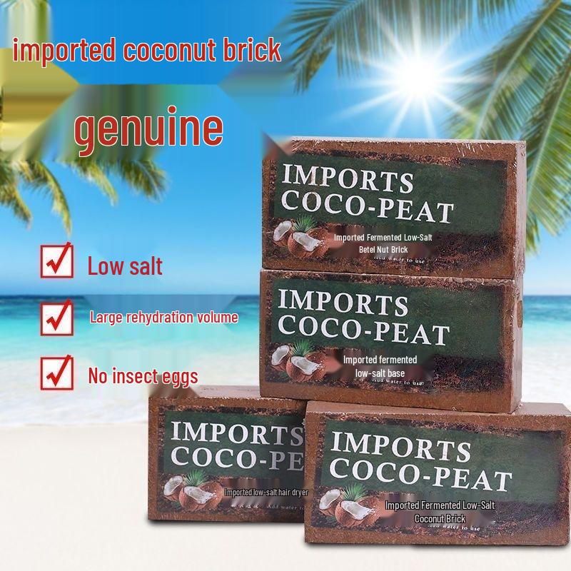 High-Foaming Coconut Coir Nutrient Soil for Plants & Vegetables