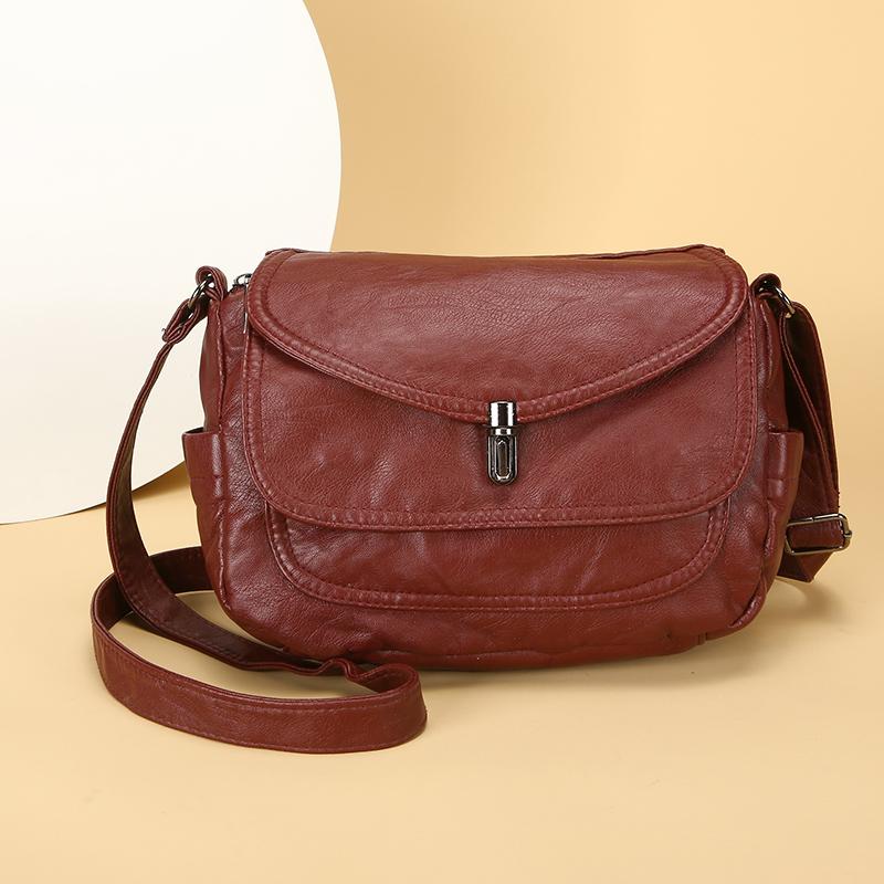 Borsa da Donna in PU Borsa a Spalla Vintage Borsa per la Mamma