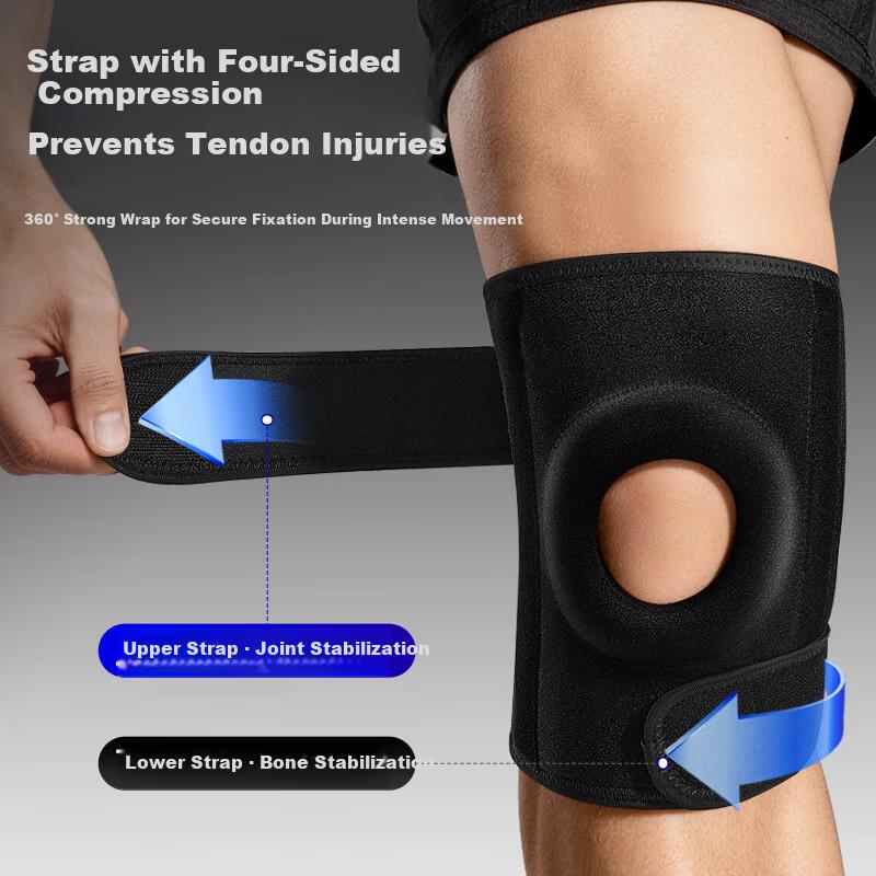 Li-Ning Knee Brace for Meniscus Injury, Synovitis, Joint Effusion, Mountaineering, Basketball, Badminton, Running, Patella Support