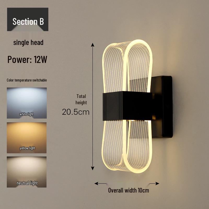 Luxury Nordic Butterfly LED Wall Sconce: Modern Minimalist Design for Bedroom or TV Room with Tricolor Lighting