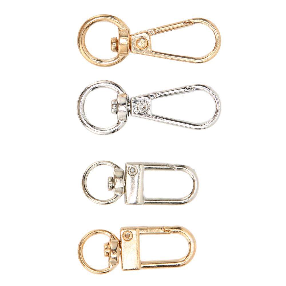 40pcs Gold Swiveling Clasps Silver Lobster Claw Clasps Purse Making Lobster Clasps Packpack,