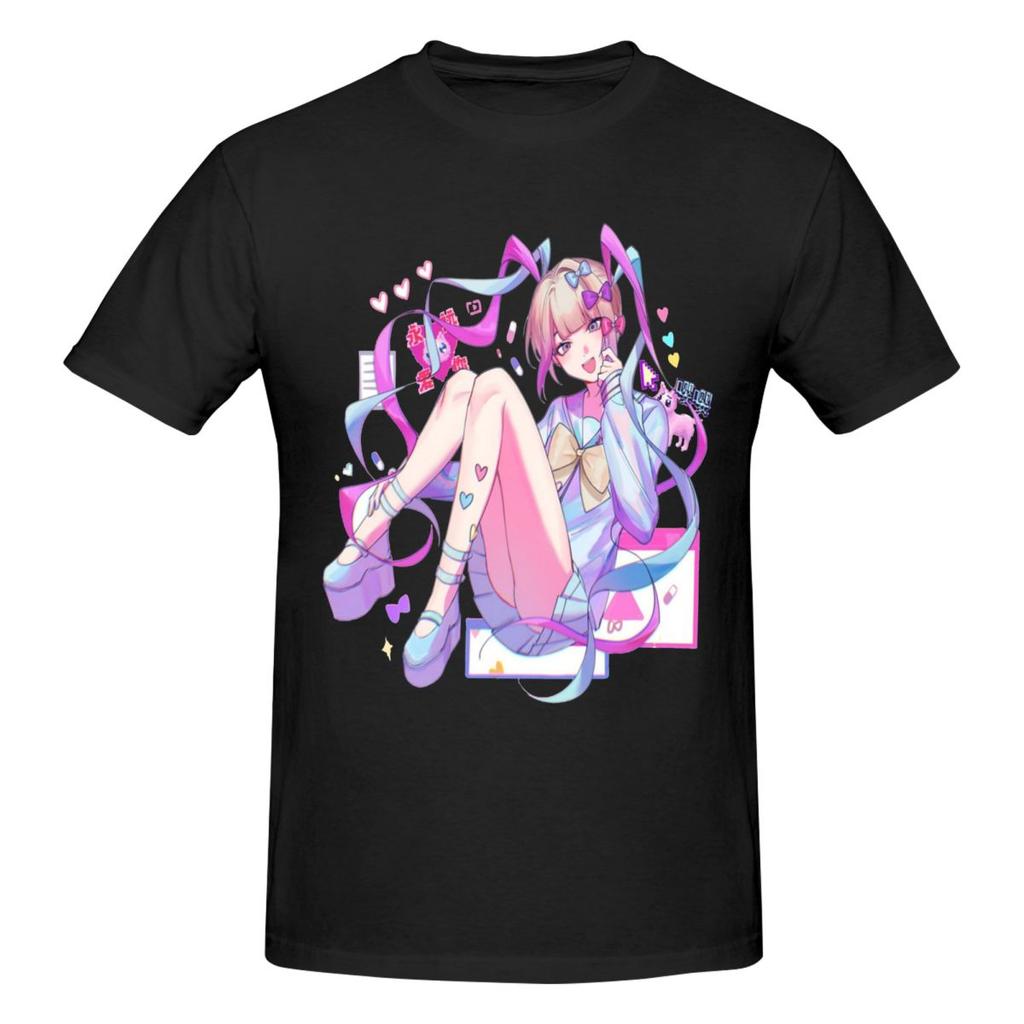 Needy Streamer Overload Fun T Shirts Graphic Y2k Anime Oneck Tshirts For Unisex Wounisex Tops