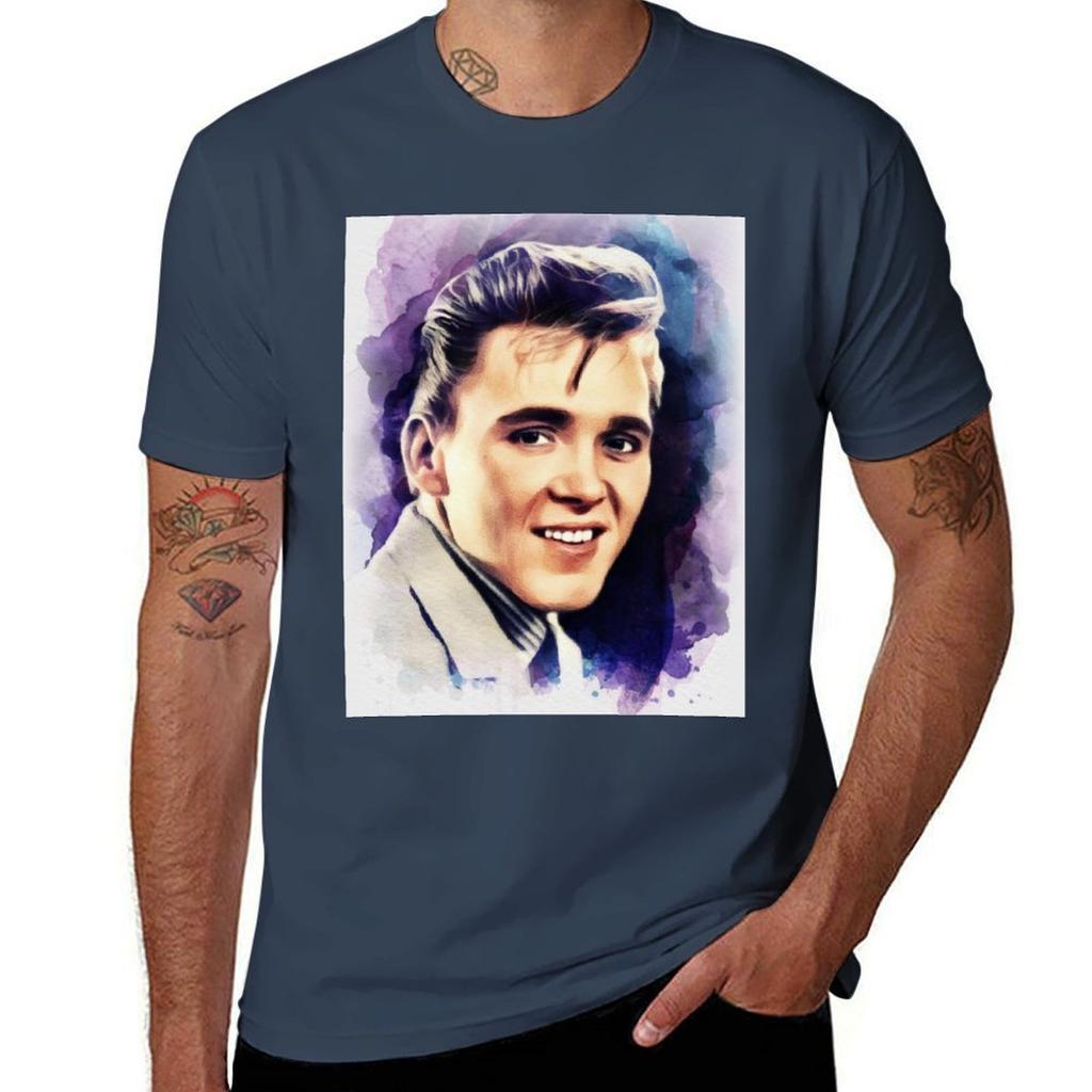 Billy Fury Music Legend Tshirt Streetwear Print Tee Shirt