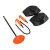 Retractable Ice Awls Ice Fishing Safety Picks Spoon Knee Pads Kit Winter Fishing Equipment